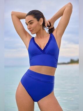 Mimi Flamingo Sonny Cobalt two-piece swim set